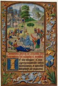 Comparación visual entre un óleo de pintura religiosa del siglo XVIII y un cuadro de paisaje del siglo XIX para evaluar su valor de mercado.