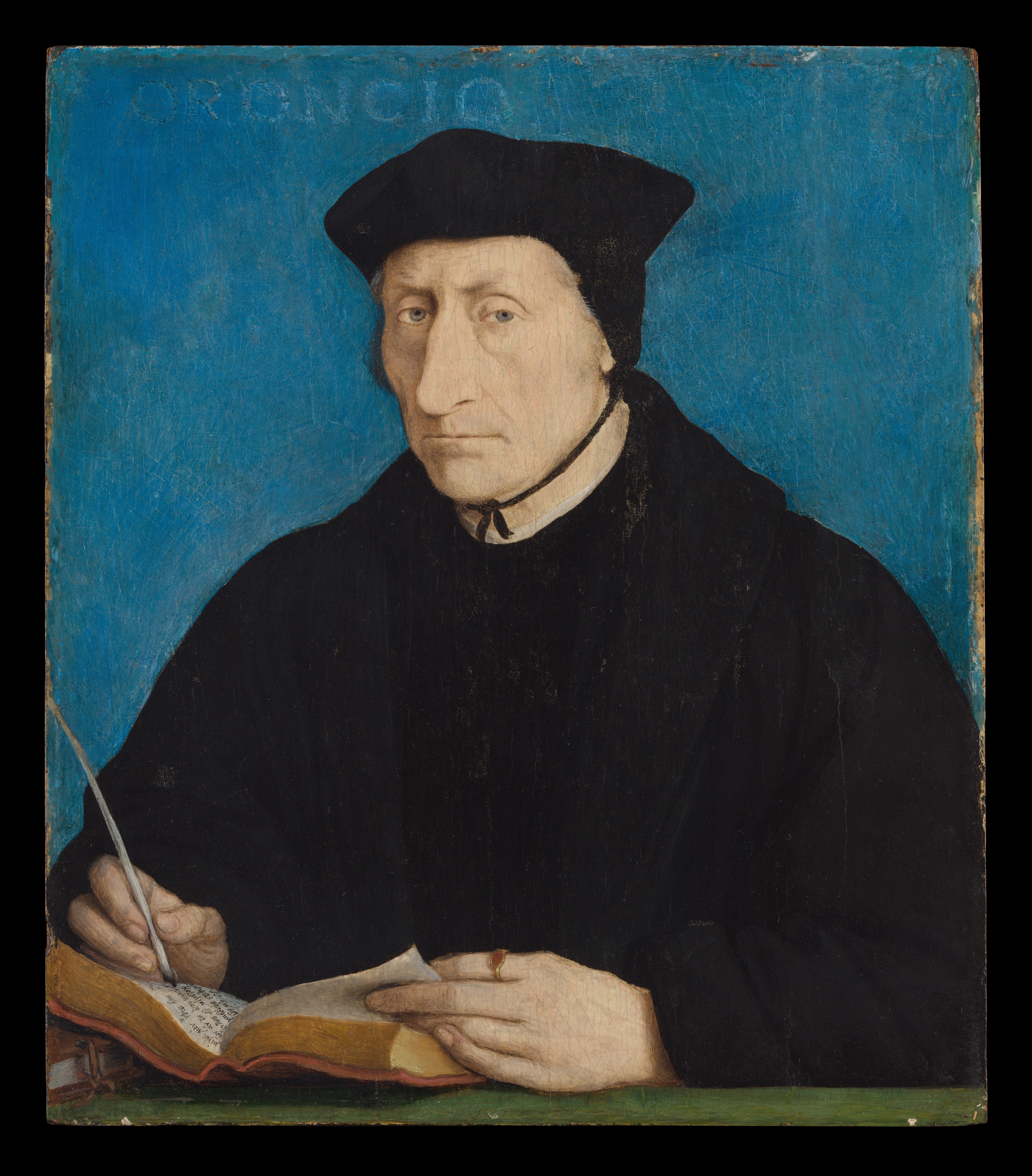 Retrato antiguo de un caballero con armadura y gola del siglo XVI, analizado por Antonio Feijoo.