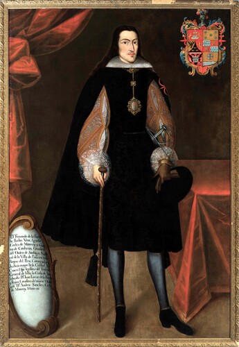 Pintura colonial virreinal de un ángel arcabucero analizada por Anticuarios Bilbao.
